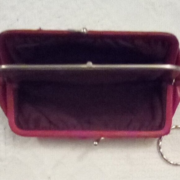 VTG Aldo Leather  Boots Burgundy Booties Sz 8  With Clutch Bag And Gloves - Picture 15 of 15